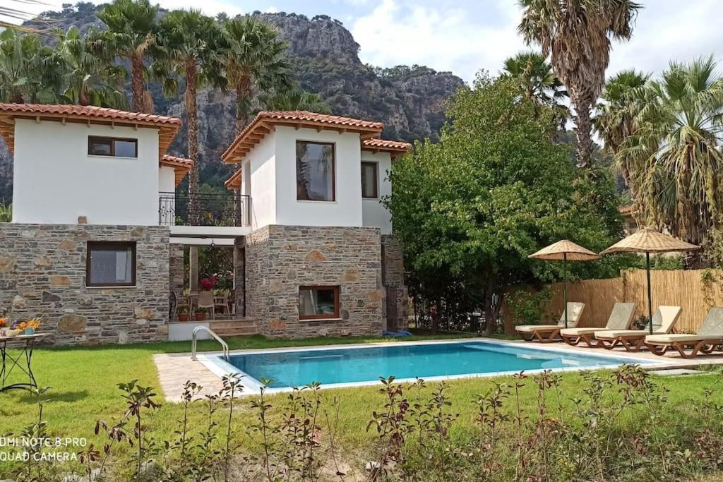 Villa Merry - Dalyan Stonehouse With Palmtrees, 50M To River Ortaca  Eksteriør bilde
