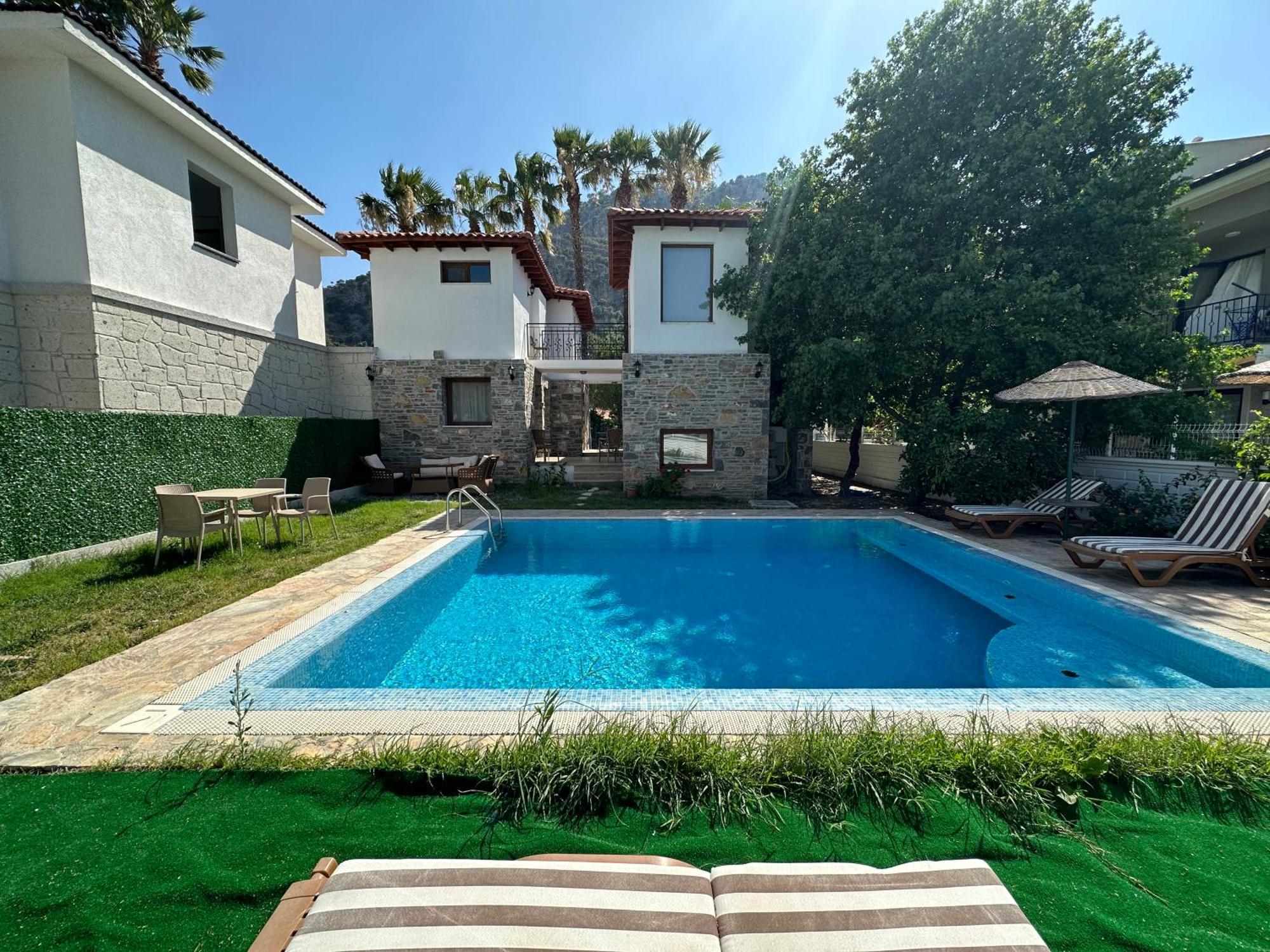 Villa Merry - Dalyan Stonehouse With Palmtrees, 50M To River Ortaca  Eksteriør bilde